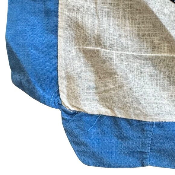 Vintage Sunbonnet Sue Quilted Throw Blanket With Hand-Embroidered Panels - Picture 10 of 13